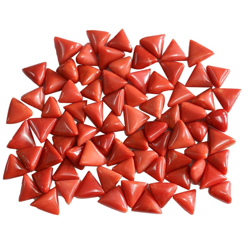 Red Coral Italian Triangle