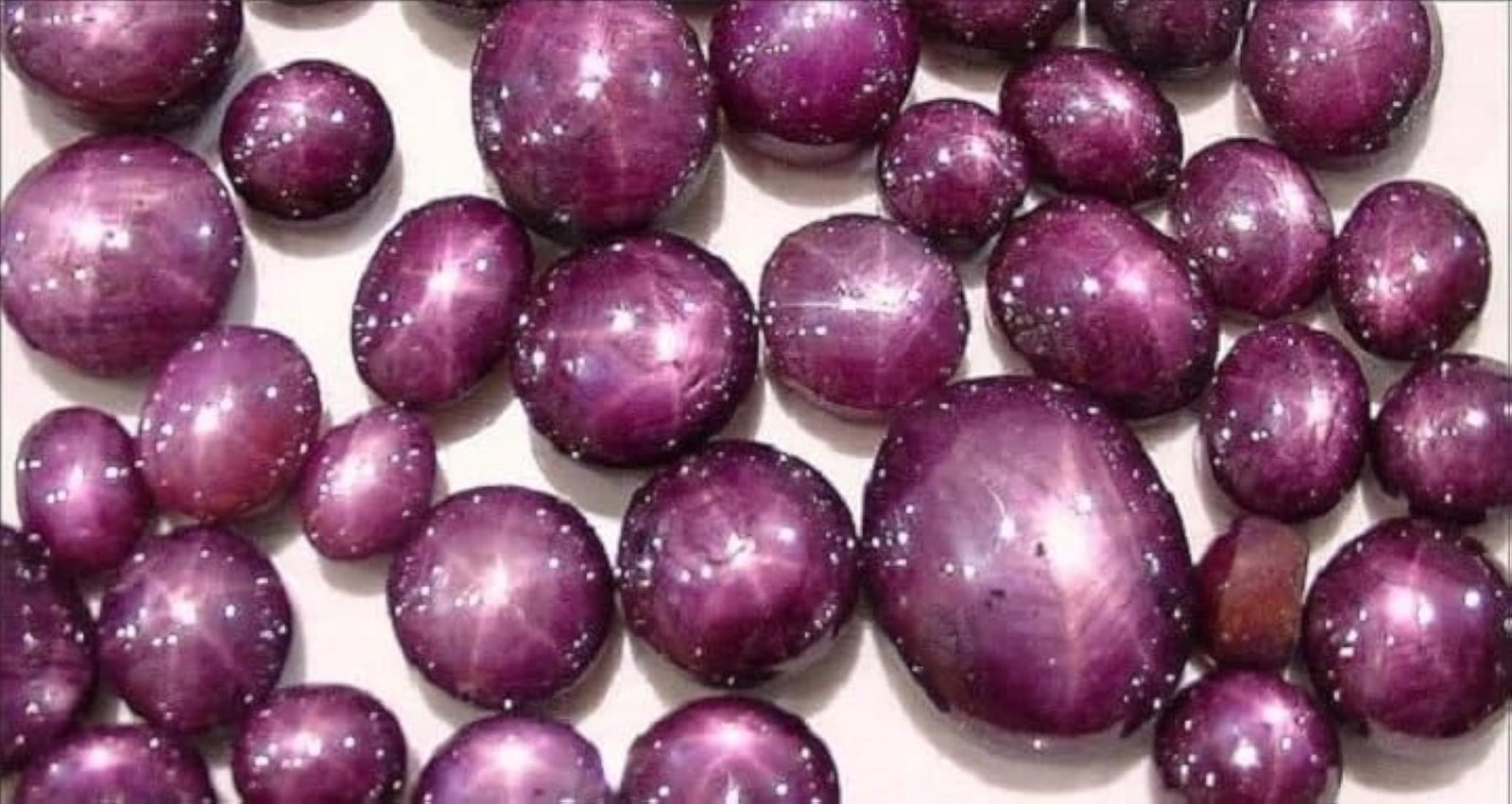 Ruby Gemstone Star